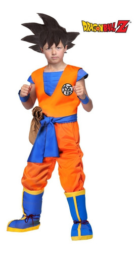 Disfraz De Dragon Ball Z Goku Para Niños Envio Gratis 1