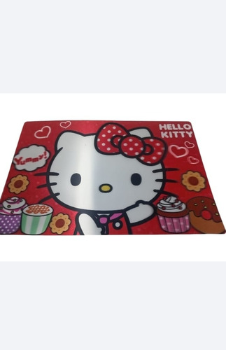 Platos Plástico Infantil Hello Kitty Kit De 4 Piezas