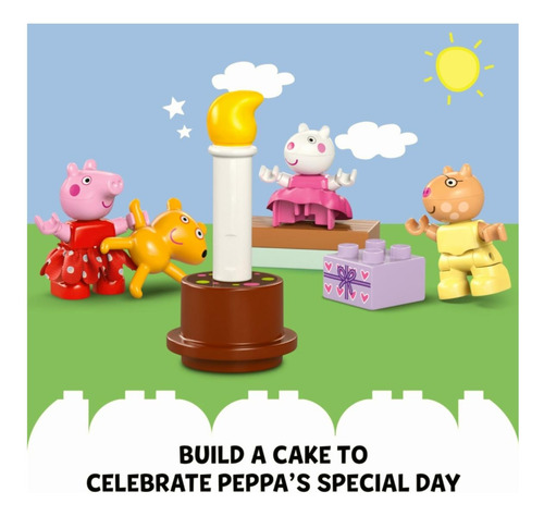 Lego® Duplo® Casa De Cumpleaños De Peppa Pig Juego Con 3