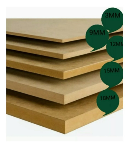 Lamina De Mdf 3 Mm 122 X 244 Mdf Formica Masisa Madera A A
