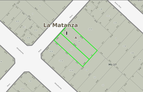 Lote 848 M² Zona Centro - Ideal Desarrollo Inmobiliario - S.justo (ctro)