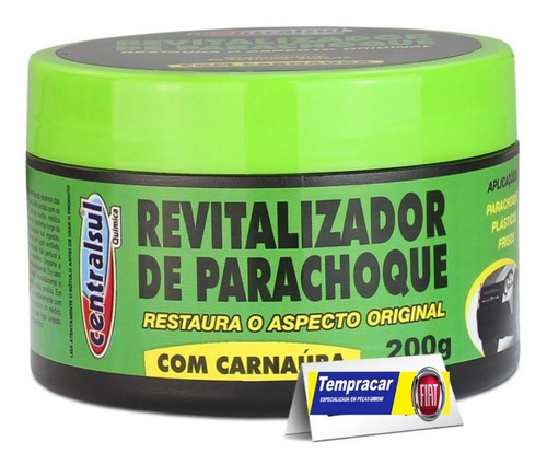 Revitalizador De Parachoque Pasta Carnauba Centralsul 200ml