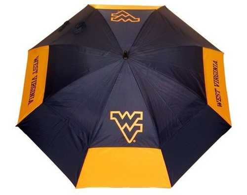 Paraguas Golf Wv Mountaineers 62puLG C/ Funda, Doble