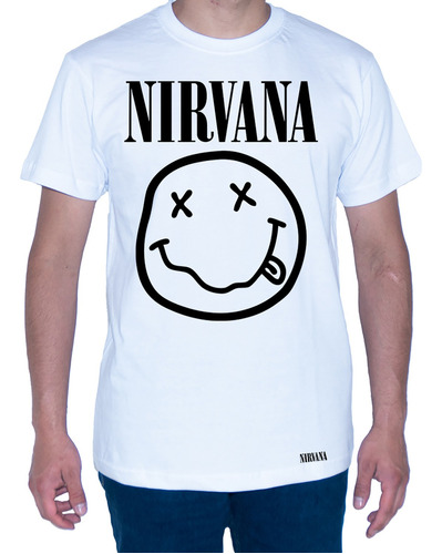 Camiseta Nirvana - Rock - Metal