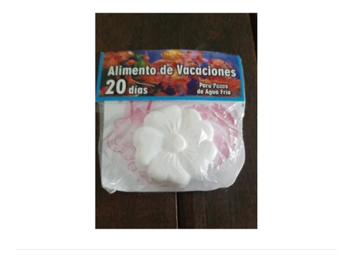 Alimento Vacaciones Para Peces Acuarios Peceras 20 Días Pets