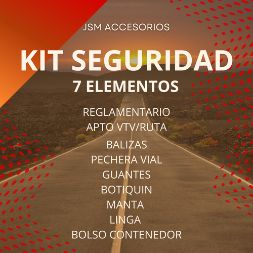 Kit De Seguridad Jsm Accesorios Modelo Kit 7, 7 Piezas