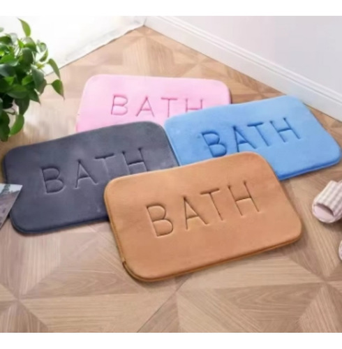 Alfombra Absorbente De Baño De Espuma Viscoelástica De Color