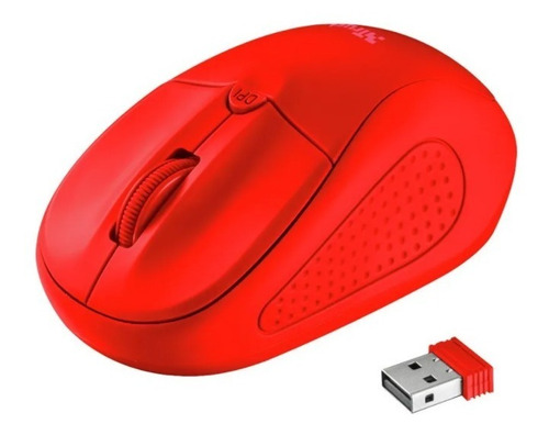 Imagen 1 de 3 de Mouse Inalambrico Usb Trust Rojo
