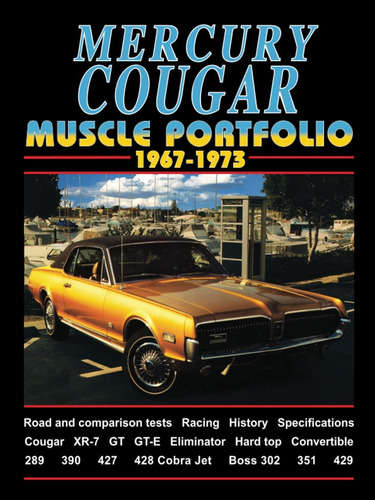 Libro:  Mercury Cougar Muscle Portfolio 1967-1973