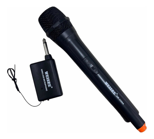 Micrófono Weisre Dm-3308a Negro Microfonos Inalambricos