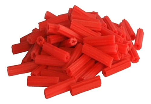 Ramplug Plástico Rojo 3/16 (10unds)