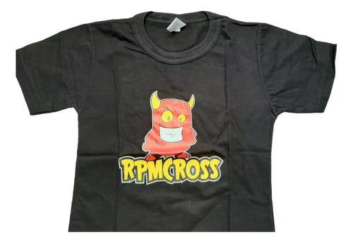 Remera Manga Corta Rpmcross Niño T:10-bmmotopartes