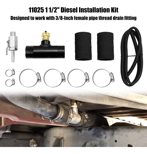 Kit Instalacion Tanque Auxiliar Diesel 11025 Para Linea