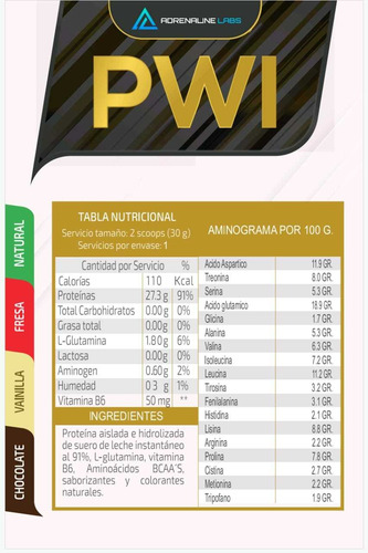 Premium Whey Isolate 5k 91% Proteina Aislada Cero Grasa