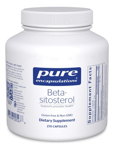 Beta-sitosterol Pure Encapsulations 270 Cápsulas