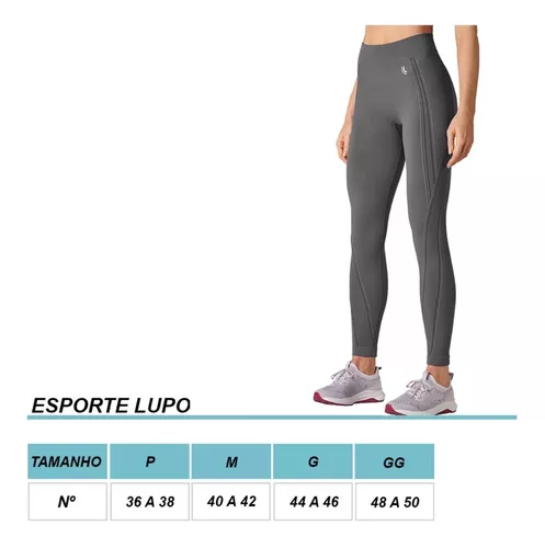 Calça Legging Esportiva Sem Costura Lupo Up Control - Galvila Sports