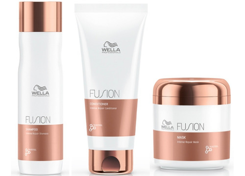 Wella Fusion Shampoo, Acond Y Mascarilla Reparación Intensa!