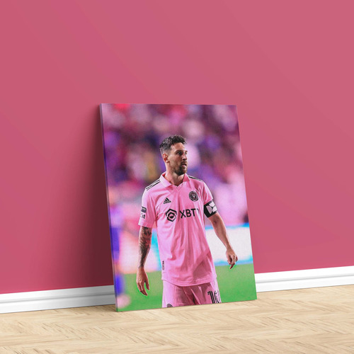 Cuadro Canvas Messi Miami Fc 27