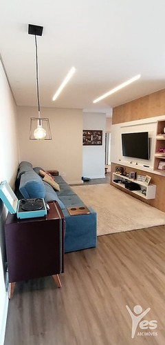 Imagem 2 de 27 de Ref.: 3088 - Apartamento Com Condomínio, 03 Dormitórios Sendo 01 Suíte E 2 Vagas Na Vila Scarpelli. Santo André - Sp. - 3088