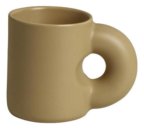 Taza De Café Taza De Leche Té De Oficina Marrón 380ml