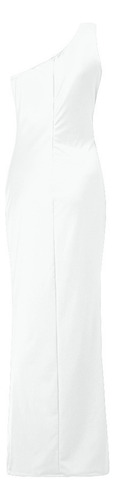 Vestido Feminino Com Babados, Vestido De Noite Sem Mangas, R