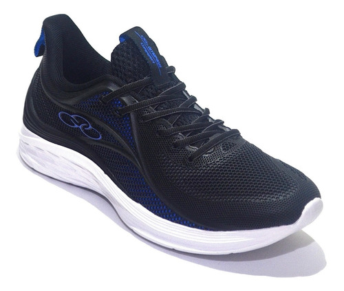 Zapatillas Olympikus Modelo Training Garra - Negro & Azul