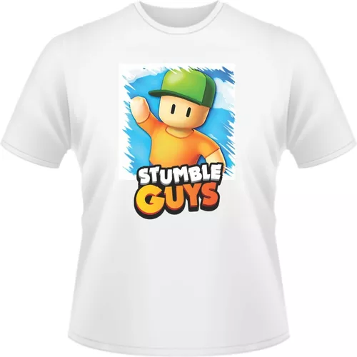 camisa camiseta infantil stumble guys desenho jogo game