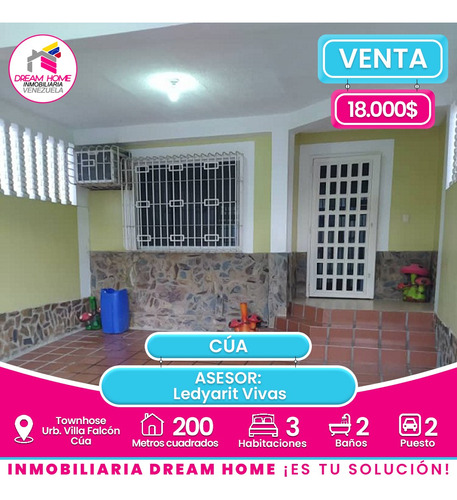 Casa En Venta  Urb. Villa Falcón, Sector Sur - Cua Estado Miranda