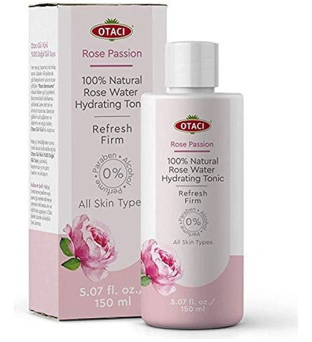 Otaci Rose Passion 100% Natural Tonico Hidratante De Agua D