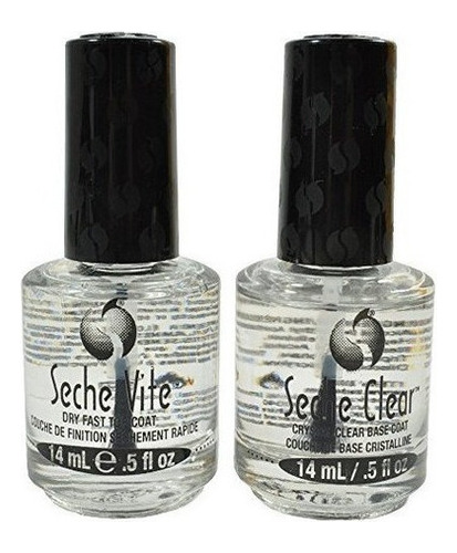 Seche Vite Dry Fast Top Coat / Seche Clear Crystal Clear Bas