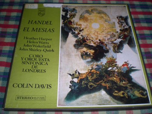 Georg Friedrich Handel  / El Mesias  Box 3 Vinilo - Cc3