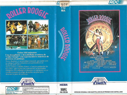 Roller Boogie Vhs Linda Blair Jim Bray Beverly Garland