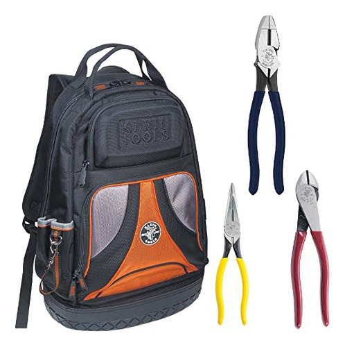 Klein Tools 80120 Backpack And Pliers Kit Con Mochila, Alica