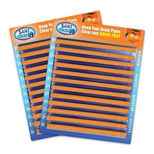 Sani Sticks Limpiadores De Desagüe - Desodorizante 24 Pack