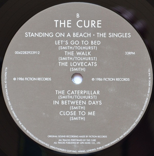 Vinilo The Cure Standing On A Beach The Singles Sellado