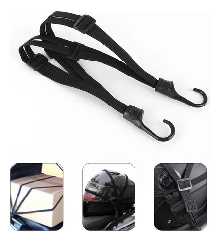 Strap Correa Elástica Universal Motocicleta, Casco, Equipaje