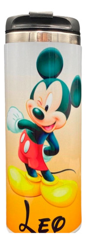 Vaso Termo Doble Pared 450 Ml, Mickey Mouse Blanco
