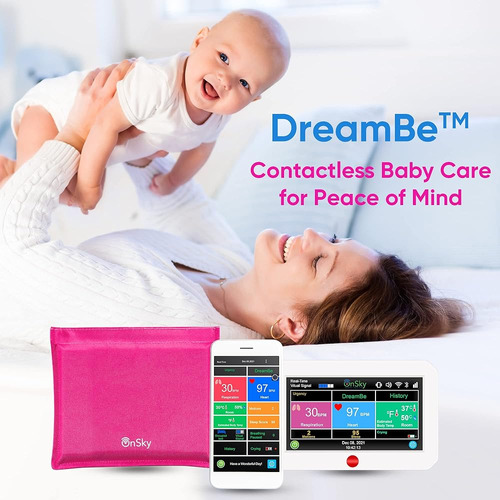 Dreambe-2 Pink De Onsky Monitor De Respiración Inteligente P