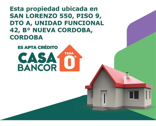 Imagen 1 de 13 de Departamento Externo Con Balcón Apto Crédito  - Nueva Córdoba -