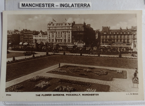 Postal Antigua De La Ciudad De Manchester Inglaterra 