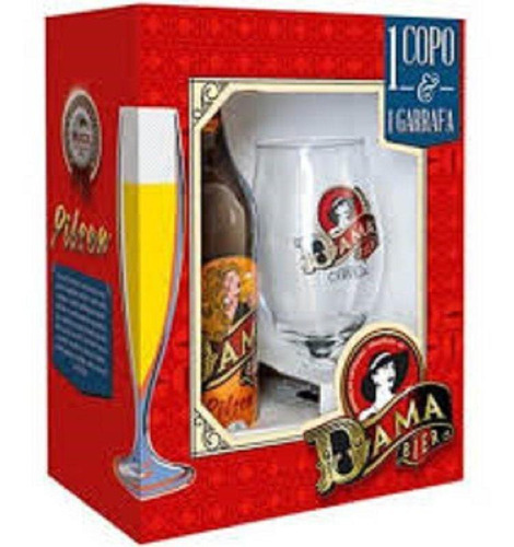 Kit Dama Bier Pilsen Com Copo