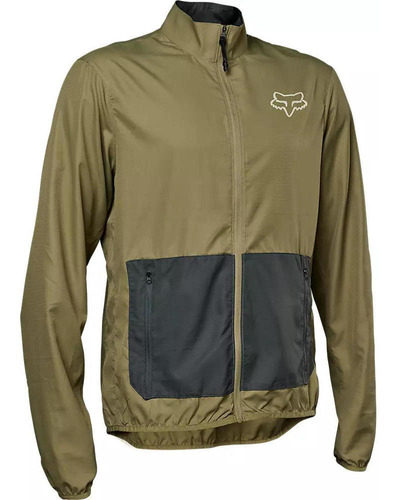 Chaqueta Cortavientos Bicicleta Ranger Cafe Fox