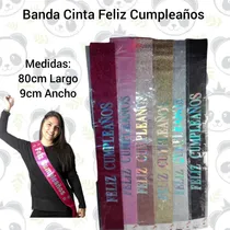 Comprar Banda Cinta Miss Feliz Cumpleaños \u002F Bandas Cumpleaños 