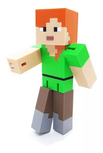 Boneco do minecraft montar