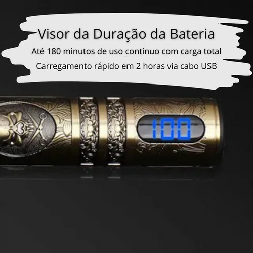 Máquina De Corte Profissional Para Barba, Cabelo, Bigode