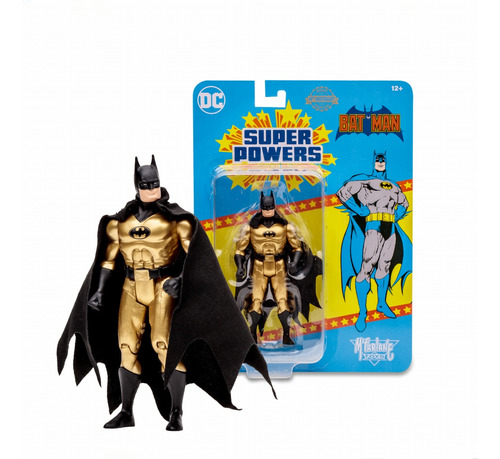 Boneco Action Figure Batman Gold Super Powers Mcfarlane