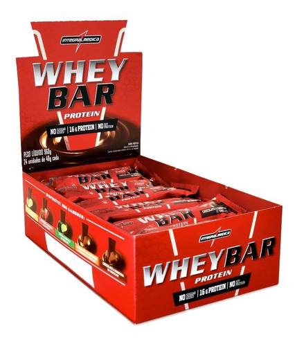 Barras Proteicas Vo2 Whey Bar Integralmedica - Unidades