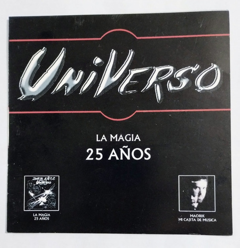 Universo & Maorik Techeira Cd La Magia 25 Años Con 17 Tem 