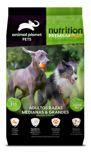 Alimento para perro adulto raza grande  Animal Planet 25 Kg