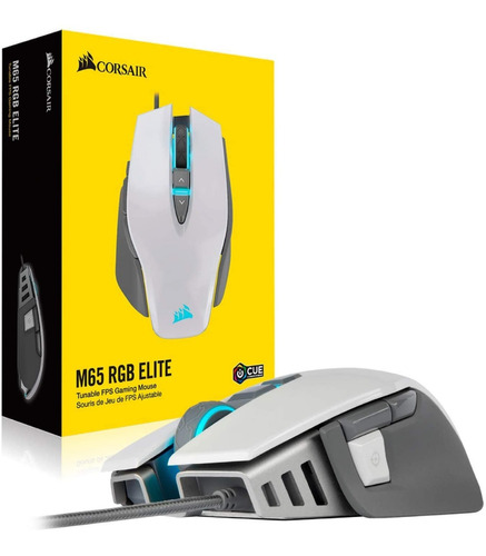 [ ] Mouse Óptico Corsair M65 Rgb Elite Fps Gaming, 18 000 Dp